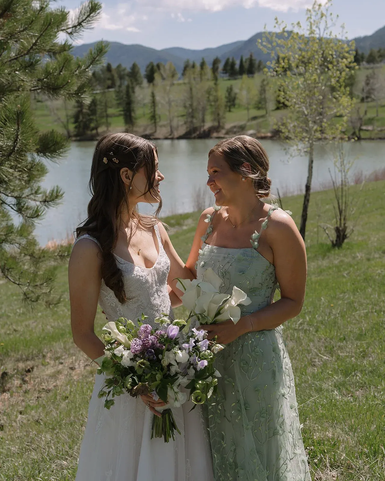 Wedding detail at Spruce Mountain Ranch