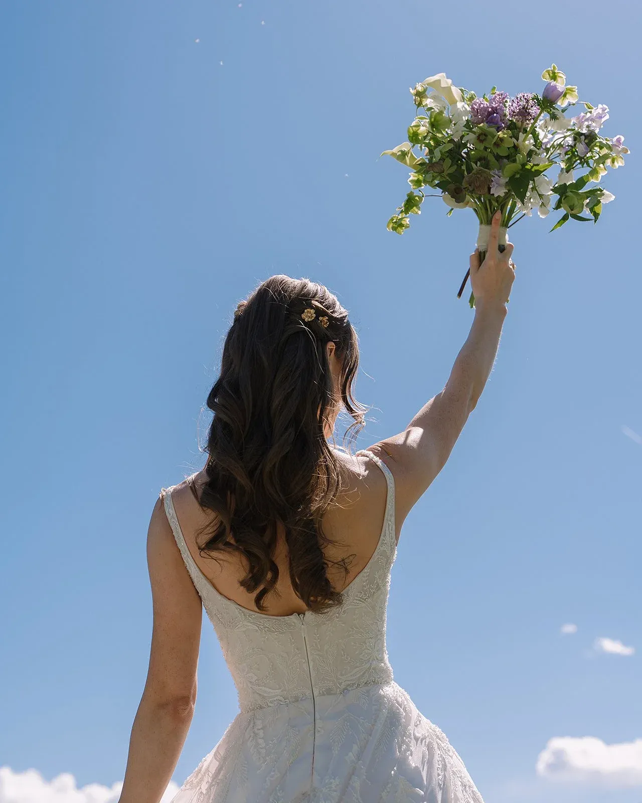 Ceremony moment at Spruce Mountain Ranch