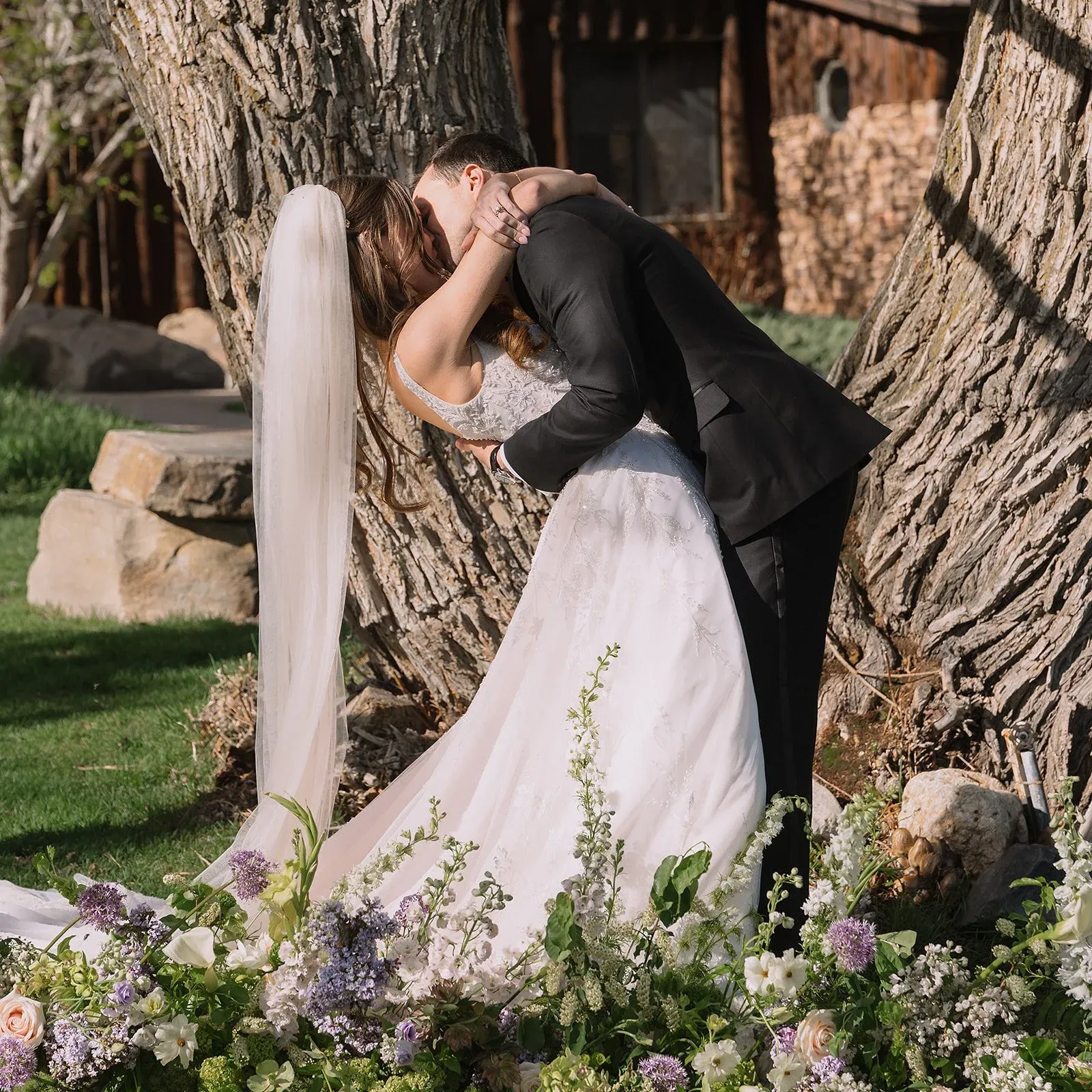 Reception scene at Spruce Mountain Ranch